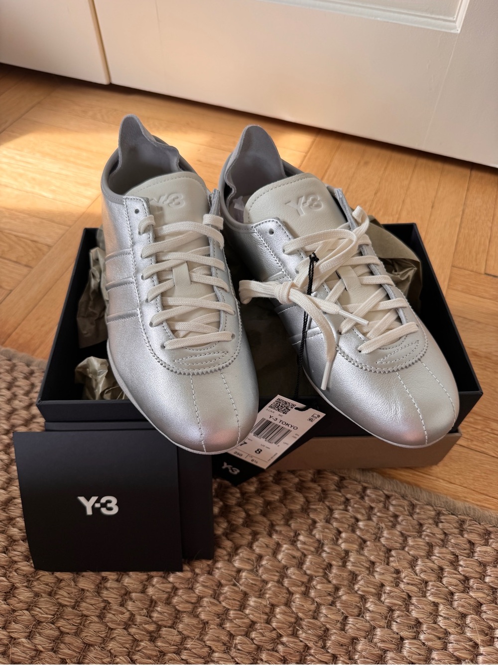 Unisex Y-3 Tokyo Metallic Sneakers US M7/W8/9